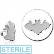 STERILE SURGICAL STEEL ATTACHMENT FOR 1.6MM INTERNALLY THREADED PINS - BAT PIERCING