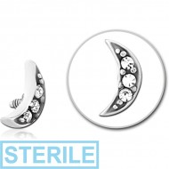 STERILE SURGICAL STEEL JEWELLED ATTACHMENT FOR 1.6MM INTERNALLY THREADED PINS