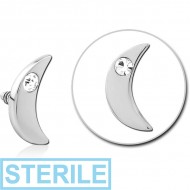 STERILE SURGICAL STEEL JEWELLED ATTACHMENT FOR 1.6MM INTERNALLY THREADED PINS