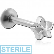 STERILE SURGICAL STEEL INTERNALLY THREADED MICRO LABRET