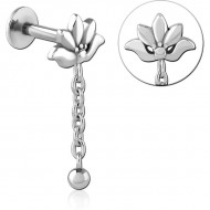 STERILE SURGICAL STEEL INTERNALLY THREADED MICRO LABRET