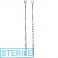 STERILE SURGICAL STEEL JEWELLED MICRO ATTACHMENT FOR 1.2MM INTERNALLY THREADED PINS