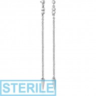 STERILE SURGICAL STEEL JEWELLED MICRO ATTACHMENT FOR 1.2MM INTERNALLY THREADED PINS