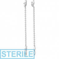 STERILE SURGICAL STEEL JEWELLED MICRO ATTACHMENT FOR 1.2MM INTERNALLY THREADED PINS