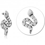 STERILE SURGICAL STEEL JEWELLED MICRO ATTACHMENT FOR 1.2MM INTERNALLY THREADED PINS