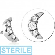 STERILE SURGICAL STEEL JEWELLED MICRO ATTACHMENT FOR 1.2MM INTERNALLY THREADED PINS