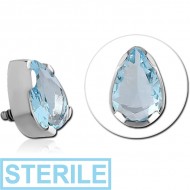 STERILE SURGICAL STEEL JEWELLED MICRO ATTACHMENT FOR 1.2MM INTERNALLY THREADED PINS