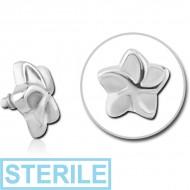 STERILE SURGICAL STEEL MICRO ATTACHMENT FOR 1.2MM INTERNALLY THREADED PINS - STAR