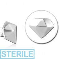STERILE SURGICAL STEEL MICRO ATTACHMENT FOR 1.2MM INTERNALLY THREADED PINS - DIAMOND