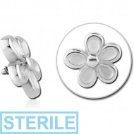 STERILE SURGICAL STEEL MICRO ATTACHMENT FOR 1.2MM INTERNALLY THREADED PINS - FLOWER