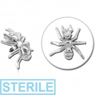 STERILE SURGICAL STEEL MICRO ATTACHMENT FOR 1.2MM INTERNALLY THREADED PINS - ANT