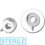 STERILE SURGICAL STEEL MICRO ATTACHMENT FOR 1.2MM INTERNALLY THREADED PINS - CIRCLE