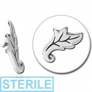 STERILE SURGICAL STEEL MICRO ATTACHMENT FOR 1.2MM INTERNALLY THREADED PINS - LEAF