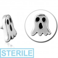 STERILE SURGICAL STEEL MICRO ATTACHMENT FOR 1.2MM INTERNALLY THREADED PINS - GHOST