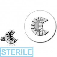 STERILE SURGICAL STEEL MICRO ATTACHMENT FOR 1.2MM INTERNALLY THREADED PINS - CRESCENT