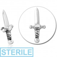 STERILE SURGICAL STEEL MICRO ATTACHMENT FOR 1.2MM INTERNALLY THREADED PINS - SWORD