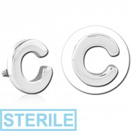 STERILE SURGICAL STEEL MICRO ATTACHMENT FOR 1.2MM INTERNALLY THREADED PINS - C