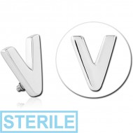STERILE SURGICAL STEEL MICRO ATTACHMENT FOR 1.2MM INTERNALLY THREADED PINS - V