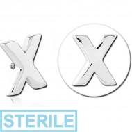 STERILE SURGICAL STEEL MICRO ATTACHMENT FOR 1.2MM INTERNALLY THREADED PINS - X
