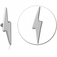 STERILE SURGICAL STEEL MICRO ATTACHMENT FOR 1.2MM INTERNALLY THREADED PINS - LIGHTNING PIERCING