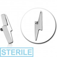 STERILE SURGICAL STEEL MICRO ATTACHMENT FOR 1.2MM INTERNALLY THREADED PINS - LIGHTNING