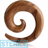 STERILE ORGANIC WOODEN EAR SPIRAL TEAK