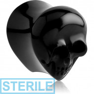 STERILE ORGANIC HORN PLUG DOUBLE FLARED - TEAR DROP