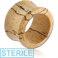 STERILE ORGANIC WOODEN TUNNEL DOUBLE FLARED TAMARIND