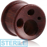 STERILE ORGANIC WOODEN PLUG TAMARIND PAW RIDGED