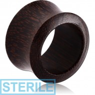 STERILE ORGANIC WOODEN TUNNEL TAMARIND DOUBLE FLARED