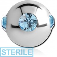 STERILE SURGICAL STEEL JEWELLED SATELLITE MICRO BALL PIERCING