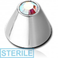 STERILE SURGICAL STEEL JEWELLED MICRO CONE PIERCING