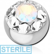 STERILE VALUE CRYSTALINE JEWELLED BALL PIERCING
