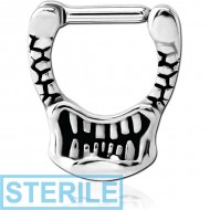 STERILE SURGICAL STEEL KOOL KATANA SEPTUM CLICKER - MOUTH