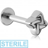 STERILE SURGICAL STEEL LABRET - CELTIC