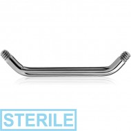 STERILE TITANIUM LONG 45 DEGREE OPEN STAPLE BARBELL PIN