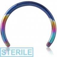 STERILE ANODISED SURGICAL STEEL MICRO CIRCULAR BARBELL PIN