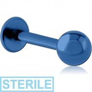 STERILE ANODISED SURGICAL STEEL MICRO LABRET