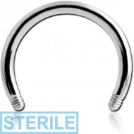 STERILE SURGICAL STEEL MICRO CIRCULAR BARBELL PIN PIERCING