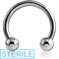 STERILE SURGICAL STEEL MICRO CIRCULAR BARBELL PIERCING