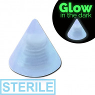 STERILE UV GLOW IN THE DARK MICRO CONE