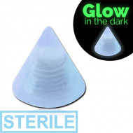 STERILE UV GLOW IN THE DARK MICRO CONE PIERCING
