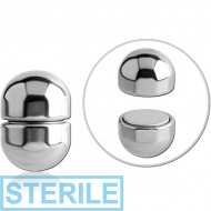 STERILE SURGICAL STEEL MAGNETIC FAKE PLUG