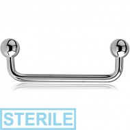 STERILE TITANIUM LONG 90 DEGREE STAPLE MICRO BARBELL