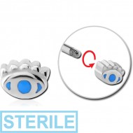 STERILE SURGICAL STEEL MICRO THREADED ATTACHMENT - EYE PIERCING