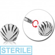 STERILE SURGICAL STEEL MICRO THREADED ATTACHMENT - SHELL PIERCING