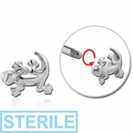 STERILE SURGICAL STEEL MICRO THREADED SALAMANDER ATTACHMENT PIERCING