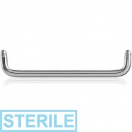 STERILE TITANIUM 90 DEGREE STAPLE MICRO BARBELL PIN