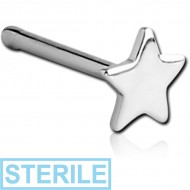 STERILE SURGICAL STEEL STAR NOSE BONE PIERCING