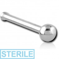 STERILE SURGICAL STEEL BALL NOSE BONE PIERCING